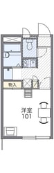 レオパレス南武の物件間取画像